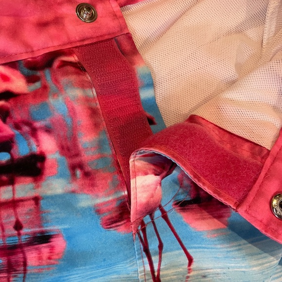 Vilebrequin Flamingo Swim Shorts - Pink and Blue - Picture 3 of 3